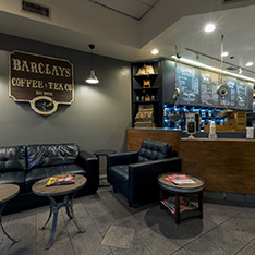 360 degree panorama of Barclays Coffee & Tea